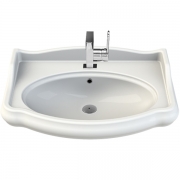 Комплект мебели для ванной Opadiris Лоренцо 80 Белый матовый со светильником Рустика Бронза-4