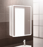 Зеркальный шкаф BelBagno Marino 60 SPC-MAR-600/800-1A-LED-TCH с подсветкой Белый-11