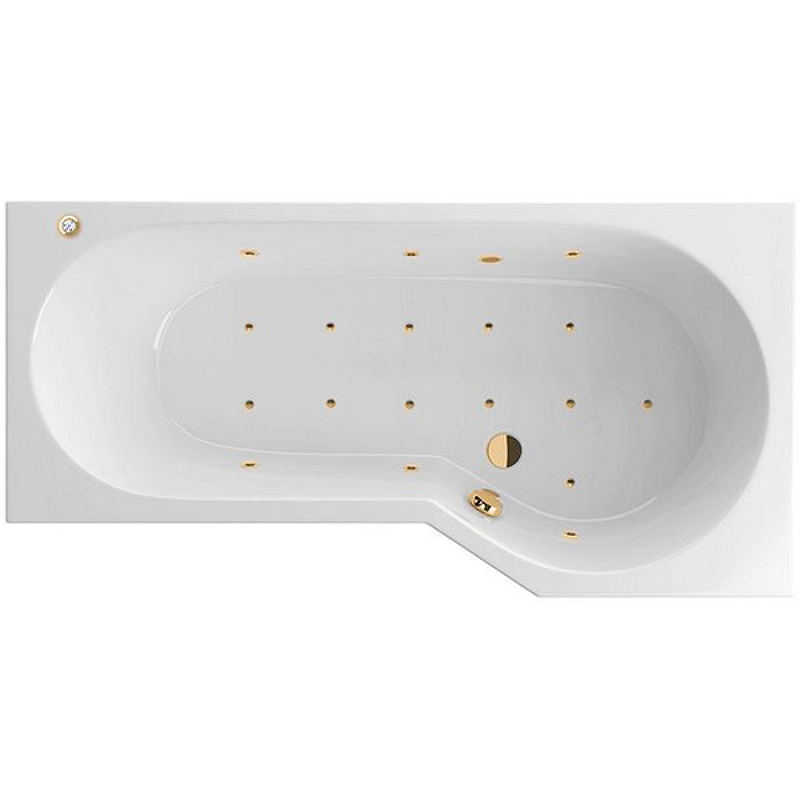 цена Акриловая ванна Excellent Be Spot 160x80 R WAEX.BSP16.RELAX.GL с гидромассажем