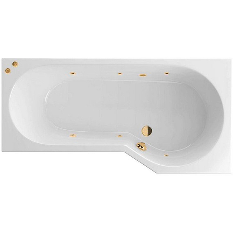 цена Акриловая ванна Excellent Be Spot 160x80 R WAEX.BSP16.SOFT.GL с гидромассажем