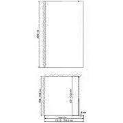 Душевая перегородка WasserKRAFT Rossel 120 28W40 профиль Серебристый стекло прозрачное-3