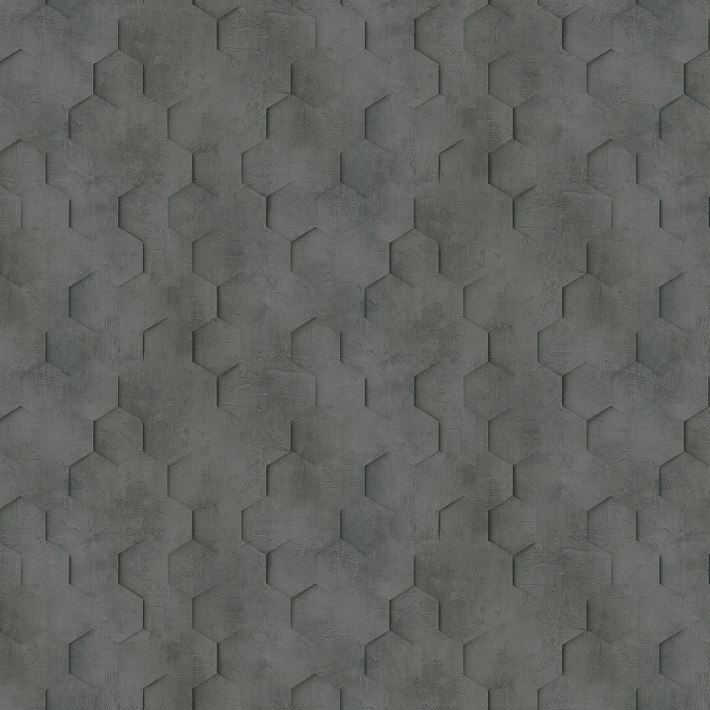 Обои Marburg Loft Superior 34111 Винил на флизелине (1,06*10,05) Серый, Геометрия