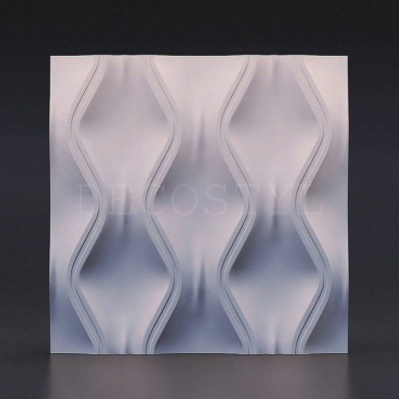 Гипсовая 3Д панель DecoStyl Текущий песок 50x50 см - фото 1