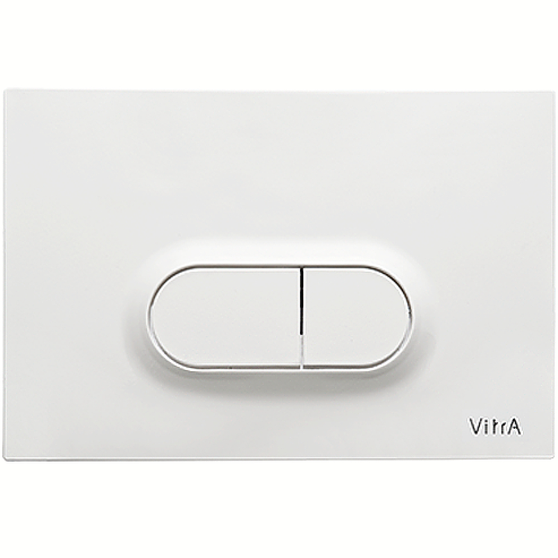 Клавиша смыва Vitra Loop O 740-0500 Белая глянцевая кнопка смыва vitra loop o 740 0511