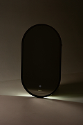 Зеркало Sintesi Tito 45 SIN-SPEC-TITO-45 с подсветкой Черное с сенсорным выключателем-3