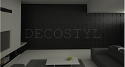 Гипсовая 3Д панель DecoStyl Шестигранник 50x50 см-2