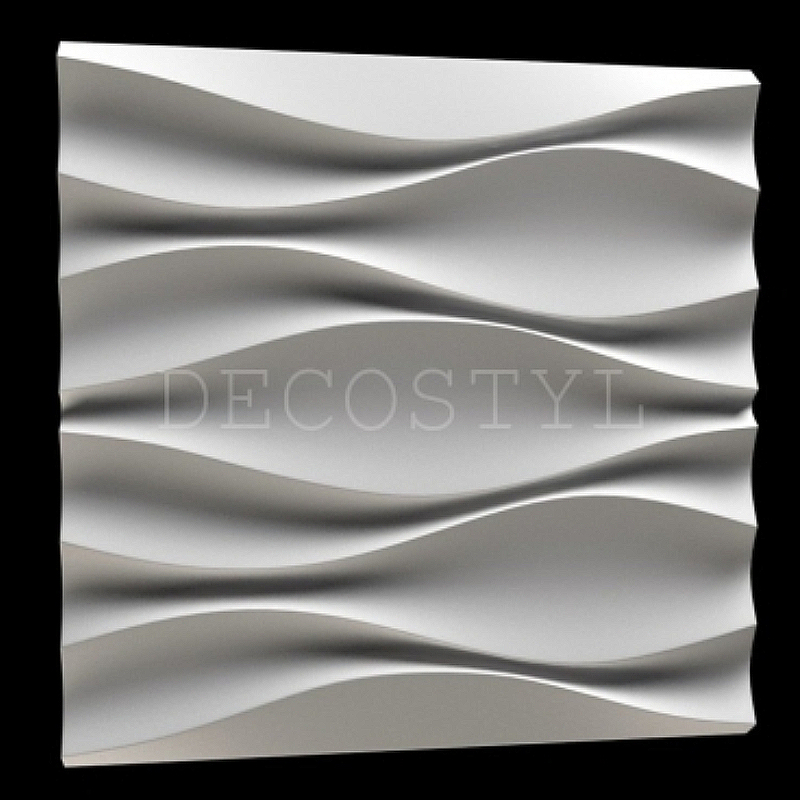Гипсовая 3Д панель DecoStyl Песочная волна 50x50 см - фото 1
