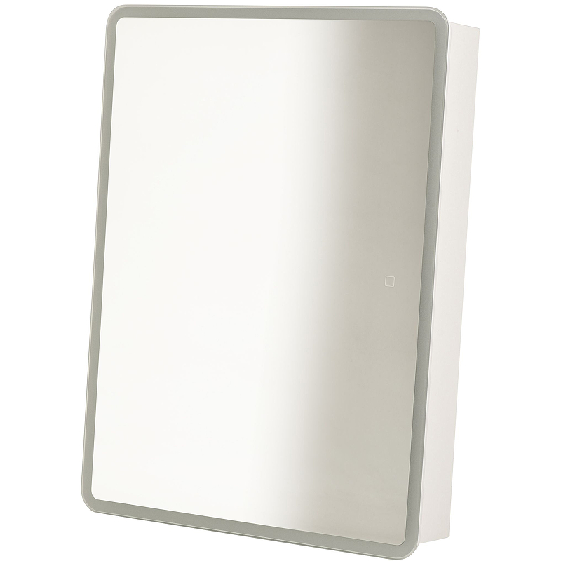 Зеркальный шкаф Sintesi Corso 60 SIN-SPEC-CORSO-60 с подсветкой Белый с сенсорным выключателем зеркальный шкаф sancos diva 60 di600 с подсветкой белый с сенсорным выключателем