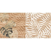 Керамическая плитка Laparet Organic коричневый узор 08-01-15-2454 настенная 20х40 см