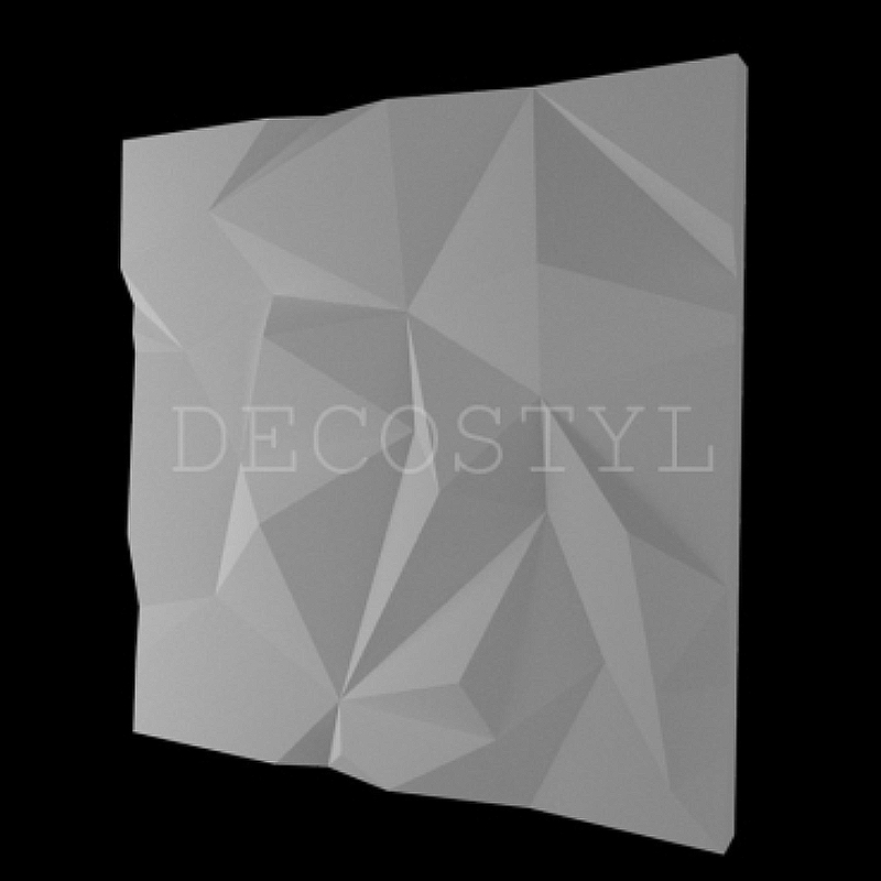 Гипсовая 3Д панель DecoStyl Айсберг 50x50 см - фото 1