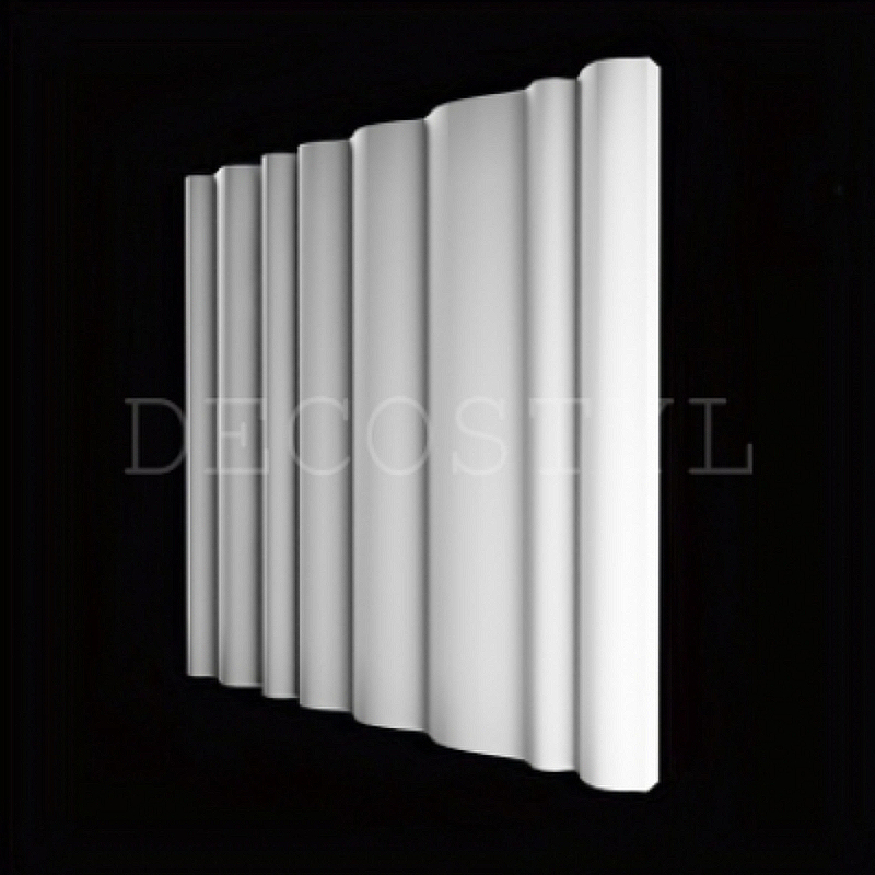 Гипсовая 3Д панель DecoStyl Ткань 50x50 см - фото 1