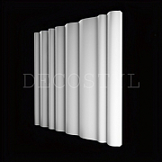 Гипсовая 3Д панель DecoStyl Ткань 50x50 см