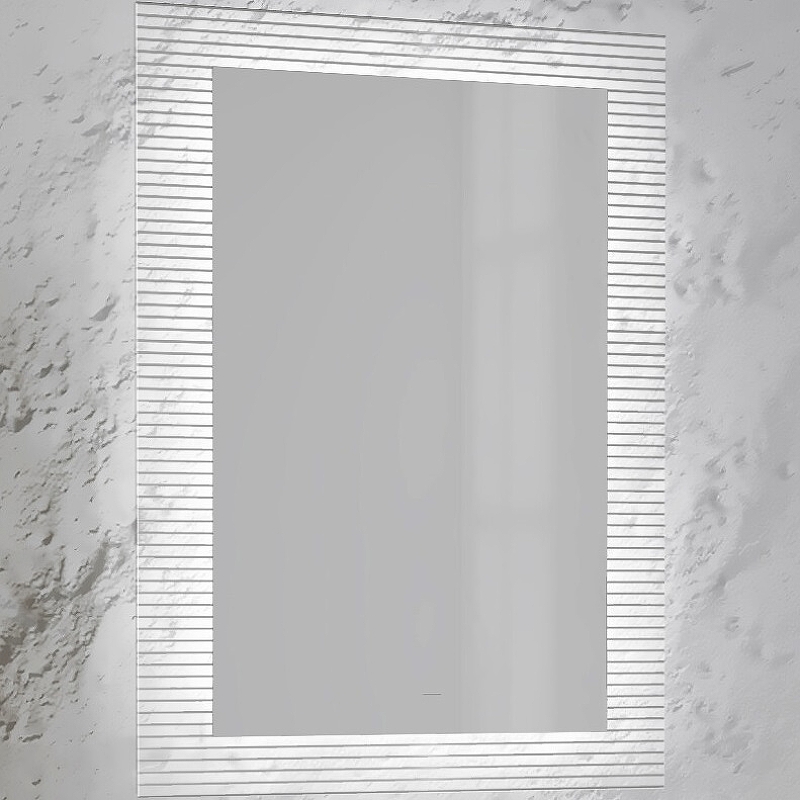 Зеркало Laparet Intero 60 Int.03.60/BuL с подсветкой с сенсорным выключателем тумба под раковину laparet intero 70 int 01 70 p bul подвесная бук светлый