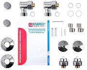 Водяной полотенцесушитель Energy Prestige Modus 800x500 EWTRPRESM0805000000 с полкой Хром-3