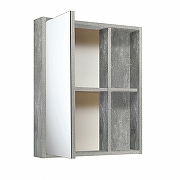 Зеркальный шкаф Runo Эко 60 00-00001186 Серый бетон-1