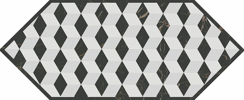 Керамический декор Kerama Marazzi Келуш 4 черно-белый HGD/A483/35006 14х34 см керамический декор kerama marazzi келуш 3 черно белый hgd a482 35006 14х34 см