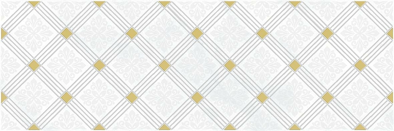Керамический декор Laparet Royal белый ADA48360044 20х60 см 60044