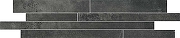 Керамическая мозаика Laparet Ferry графитовый 14,4х69 см