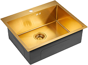 Кухонная мойка Paulmark Brim 59 PM215951-BG Брашированное золото-1