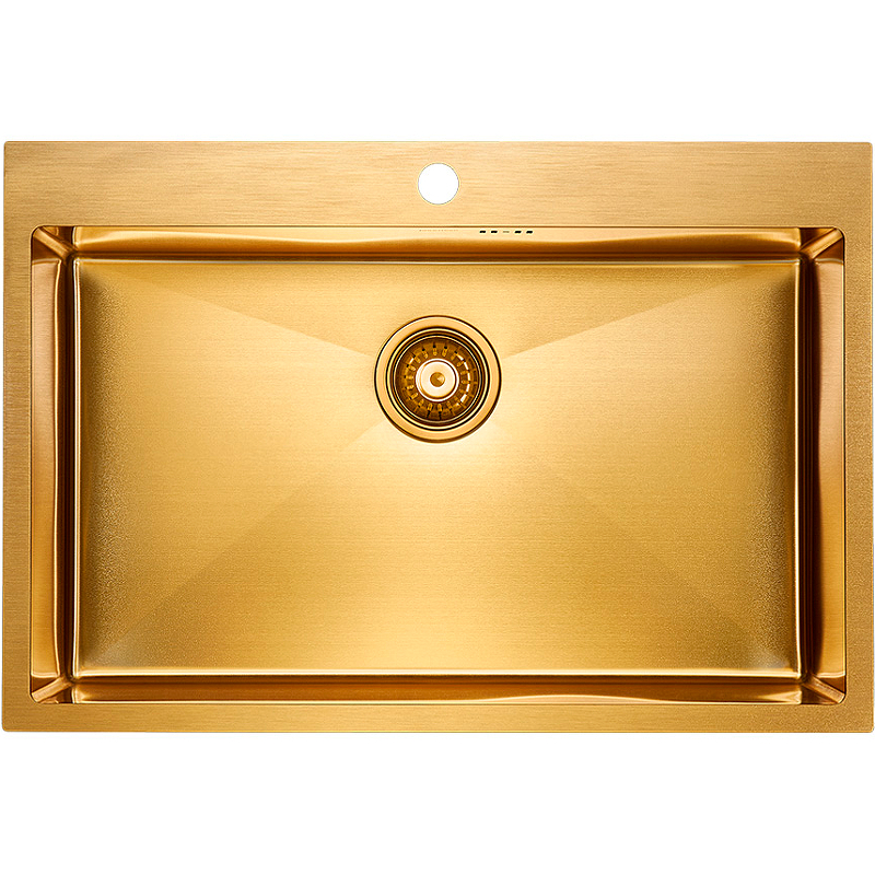 Кухонная мойка Paulmark Vast 75 PM217551-BG Брашированное золото