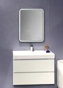 Зеркальный шкаф Creto Zoe 60 16-602800Z с подсветкой Белый-1