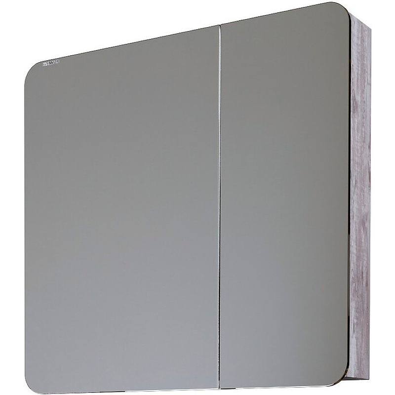 Зеркальный шкаф Grossman Талис 80 L 208009 Бетон пайн Серый комплект мебели бетон пайн белый глянец 70 1 см grossman талис 107011 4627173210171 207006