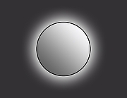 Зеркало Cersanit Eclipse 60 64146 с подсветкой Черное с датчиком движения-1