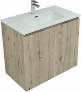 Комплект мебели для ванной Aquanet Алвита New 80 274214 подвесной Дуб веллингтон белый-5
