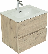 Комплект мебели для ванной Aquanet Алвита New 60 274209 подвесной Дуб веллингтон белый-5