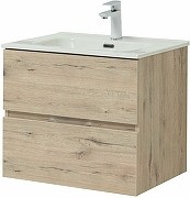 Комплект мебели для ванной Aquanet Алвита New 60 274209 подвесной Дуб веллингтон белый-9