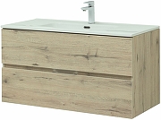 Комплект мебели для ванной Aquanet Алвита New 100 274203 подвесной Дуб веллингтон белый-9