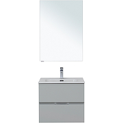 Комплект мебели для ванной Aquanet Алвита New 60 274224 подвесной Серый матовый-3