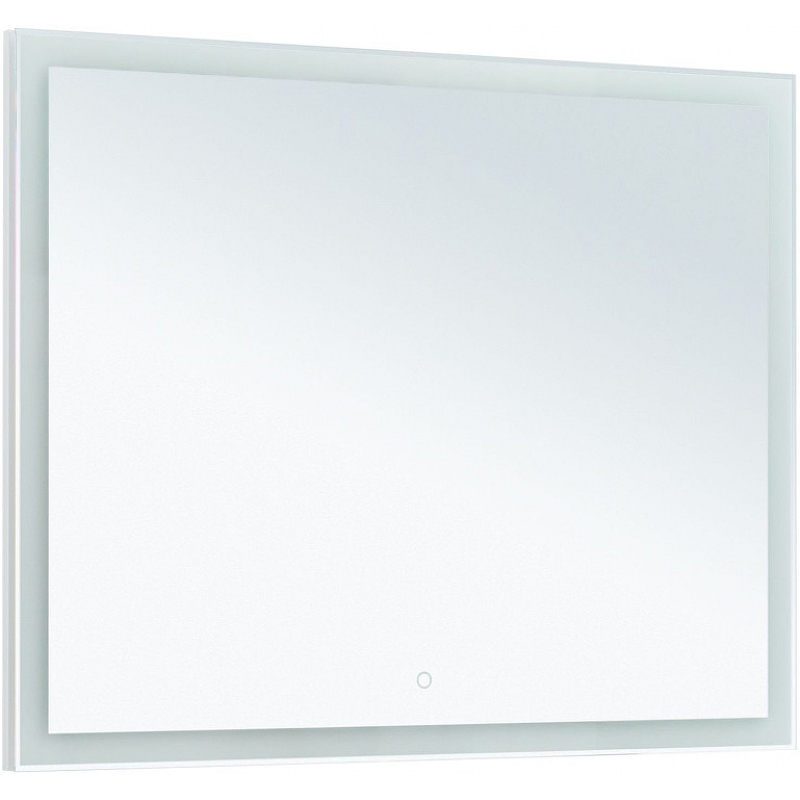 Зеркало Aquanet Гласс 100 274134 с подсветкой Белый глянец с сенсорным выключателем зеркало aquanet гласс 80 274016 с подсветкой белый глянец с сенсорным выключателем