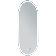 Зеркало Aquanet Монте 50 288970 с подсветкой Белое матовое с сенсорным выключателем-1