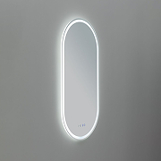 Зеркало Aquanet Монте 45 288969 с подсветкой Белое матовое с сенсорным выключателем-3