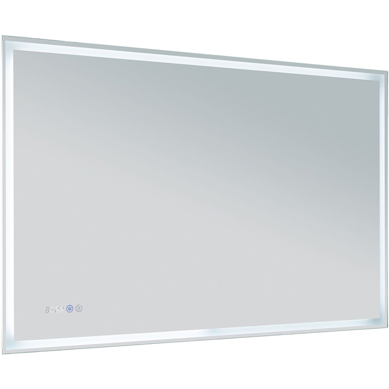 Зеркало Aquanet Оптима 120 288968 с подсветкой Белое матовое с сенсорным выключателем зеркало aquanet оптима 60 288963 с подсветкой с сенсорным выключателем
