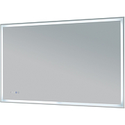 Зеркало Aquanet Оптима 120 288968 с подсветкой Белое матовое с сенсорным выключателем-2