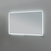 Зеркало Aquanet Оптима 120 288968 с подсветкой Белое матовое с сенсорным выключателем-3