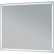 Зеркало Aquanet Оптима 90 288966 с подсветкой Белое матовое с сенсорным выключателем-2