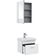 Комплект мебели для ванной Aquanet Верона 50 254065 подвесной Белый-3