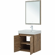 Комплект мебели для ванной Aquanet Nova Lite 60 302534 подвесной Дуб рустикальный-9