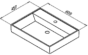 Комплект мебели для ванной Aquanet Nova Lite 60 302534 подвесной Дуб рустикальный-16