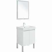Комплект мебели для ванной Aquanet Nova Lite 60 302532 подвесной Белый глянец-3