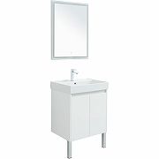 Комплект мебели для ванной Aquanet Nova Lite 60 302532 подвесной Белый глянец-4