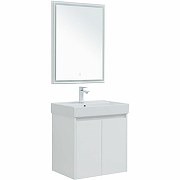Комплект мебели для ванной Aquanet Nova Lite 60 302532 подвесной Белый глянец-1