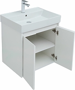 Комплект мебели для ванной Aquanet Nova Lite 60 302532 подвесной Белый глянец-10