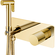 Гигиенический душ со смесителем Boheme Stick 127-GG.2 Золото