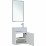 Комплект мебели для ванной Aquanet Nova Lite 50 302531 подвесной Белый глянец-4