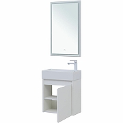 Комплект мебели для ванной Aquanet Nova Lite 50 302531 подвесной Белый глянец-5