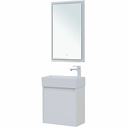 Комплект мебели для ванной Aquanet Nova Lite 50 302531 подвесной Белый глянец-2
